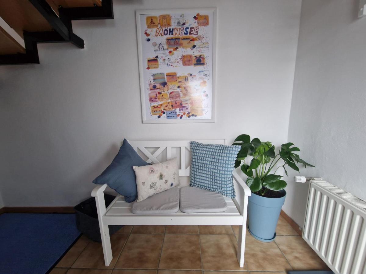Ferienwohnung Arnsberger Wald Mohnesee Bagian luar foto